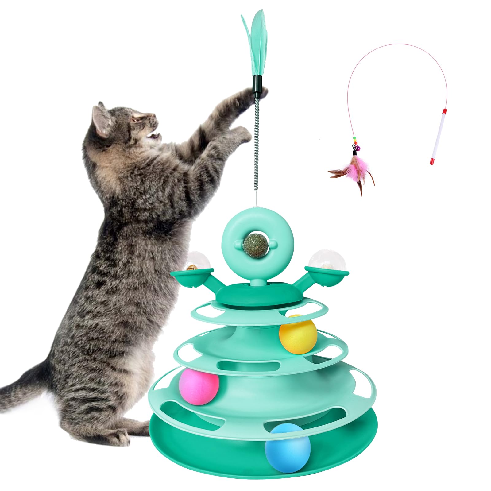 BluGun 3-Tier Cat Carousel with Catnip