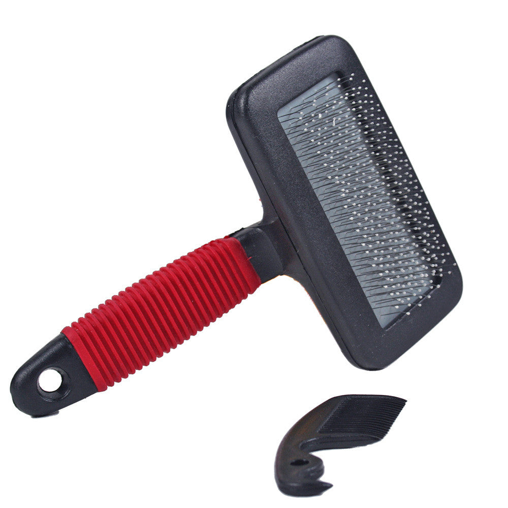 Pet Massage Steel Comb Handle
