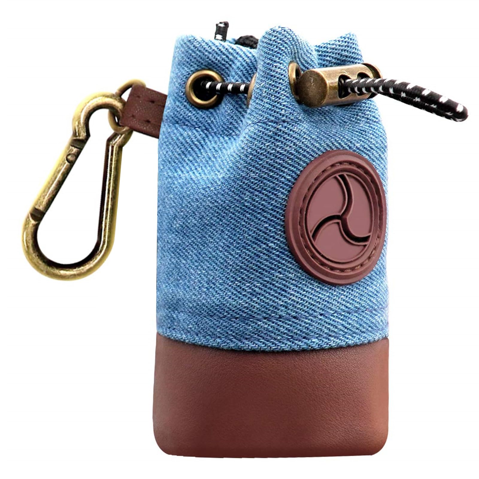 Portable Dog Poop Bag Dispenser with 1 Metal Clip for Leashes