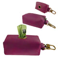 Vintage Leather Dog Bag Dispenser