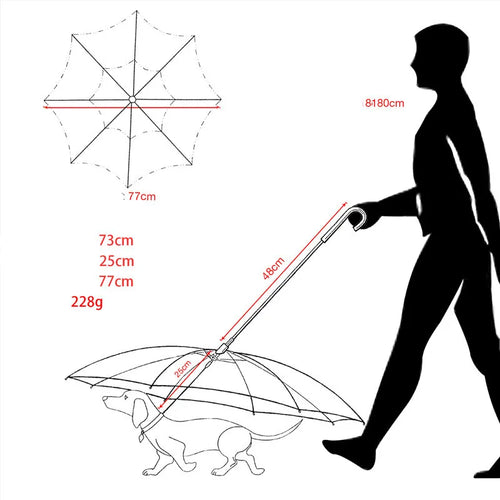 Chic Pup Rain Jacket & Leash Combo