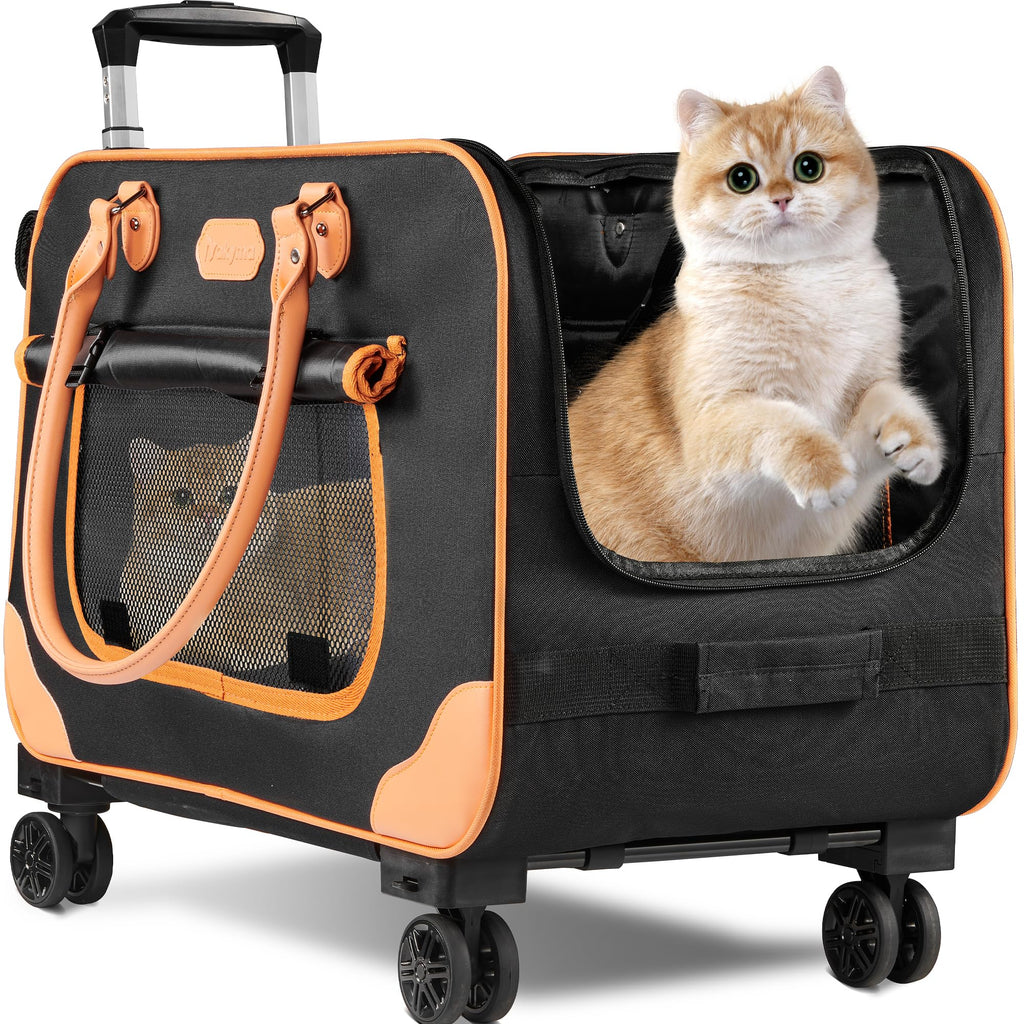 Rolling Deluxe Cat Carrier 24.5''